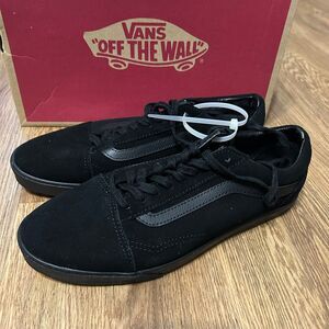 VANS old skool low pro black suede lace up shoes sneakers women’s 8 new